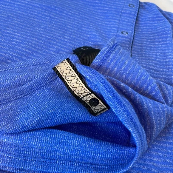 Lululemon Vinyasa scarf rulu mini check Pique heathered sprinkler Blue - Picture 7 of 10